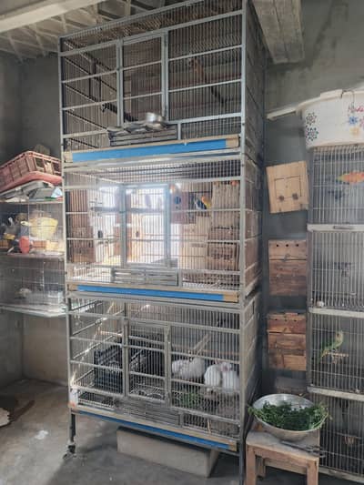 Trolley cage full folding 4=2½=2½  MS Build