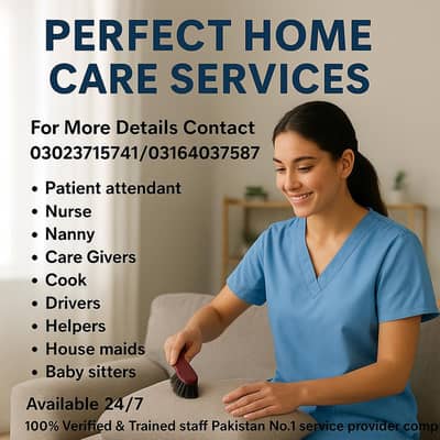 Patient attendant/House maids/Nanny/Baby sitter/care Takers/Cook