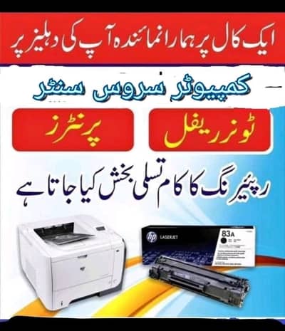 1. پروفیشنل ٹونر ریفلنگ – بہترین پرنٹ کوالٹی کی گارنٹی