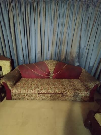 Red Sofa 3 Seater