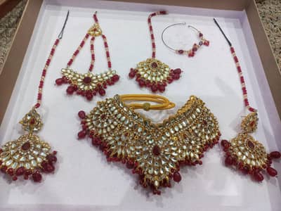Branded Kundan Bridal Jewellery Set – Sale