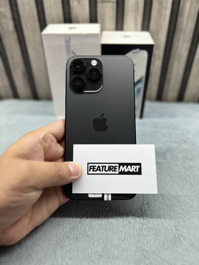 iPhone 14 Pro Max | 512GB | 100% | PTA Approved | Both Esim | Black