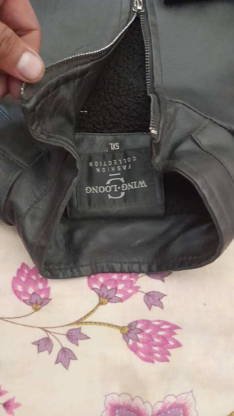 Black leather jacket 2