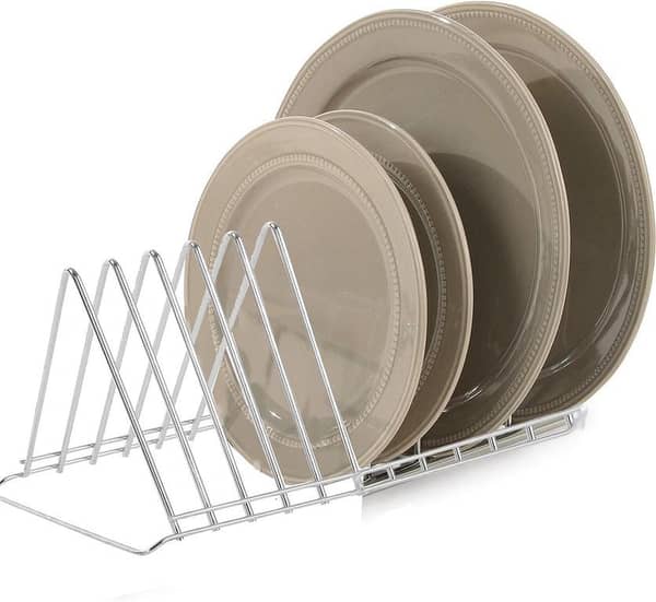 Stainless Steel Dish Rack by Good Quality - Plate Stand and Kitchen Organizer for Utensils