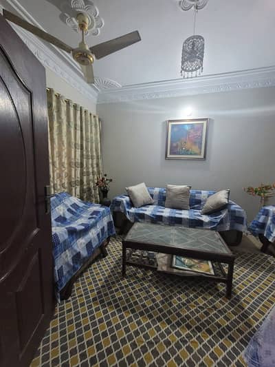 North Karachi Sector 5C1 Ground Plus 1.5 3 Steps Above From Road Level.