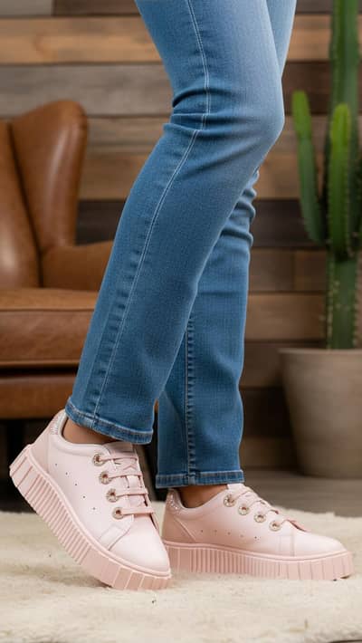 Stylo Pink Casual Sneakers for Women – Size 41 – With Box – Like New