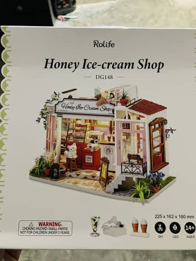 Kids ice-cream shop building set