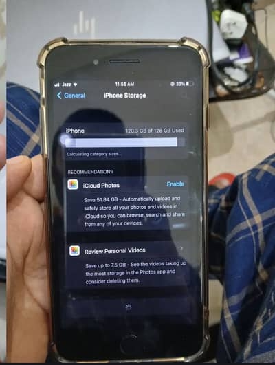 iPhone 7 Plus PTA Approved 128gb with box