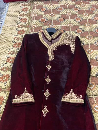 groom sherwani set for sale shoes and qulla also with