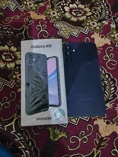 samsung a15.8 months used new condition scratches les
