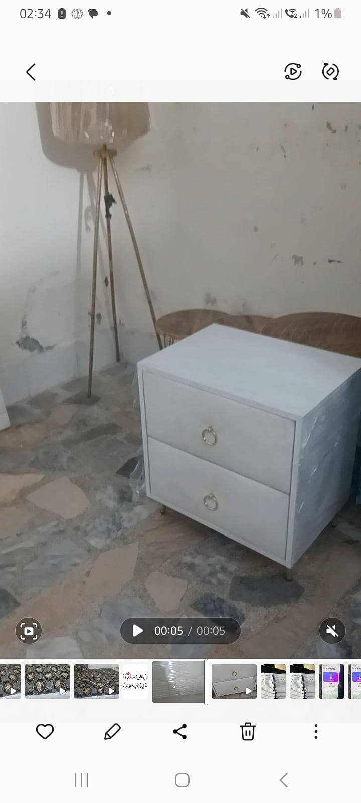 bed dressing 2side table 4