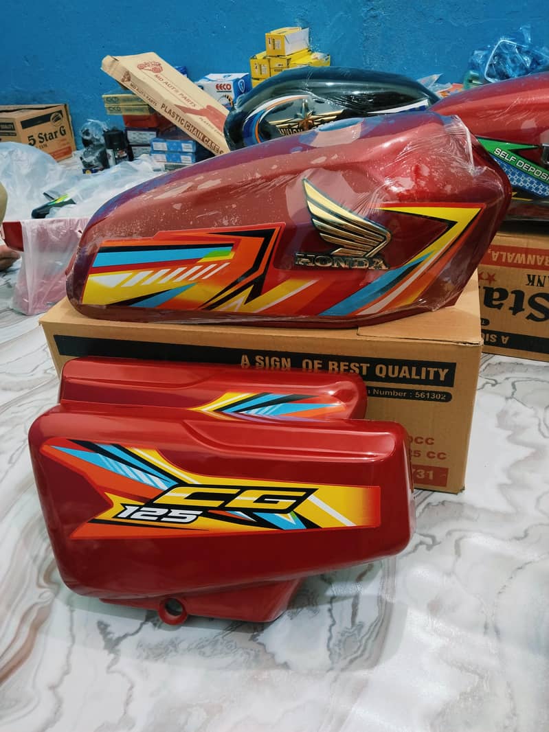 بائک پارٹس اویلیبل بہت ہی مناسب قیمت میں ون پیس بھی ملے گا 5