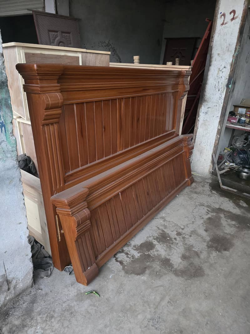 Solid Wood Bed Set | Premium Quality | Custom Made 5