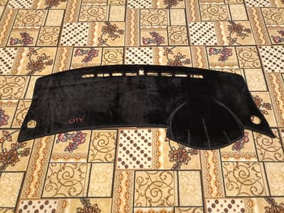Velvet dashboard carpet