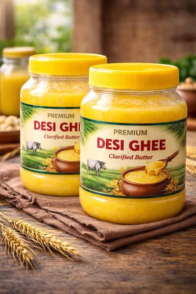 Premium Pure Desi Ghee – 100% Clarified Butter،، اصلی باجوڑی دیسی گھی