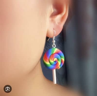 Cute pintersty lollipop earrings