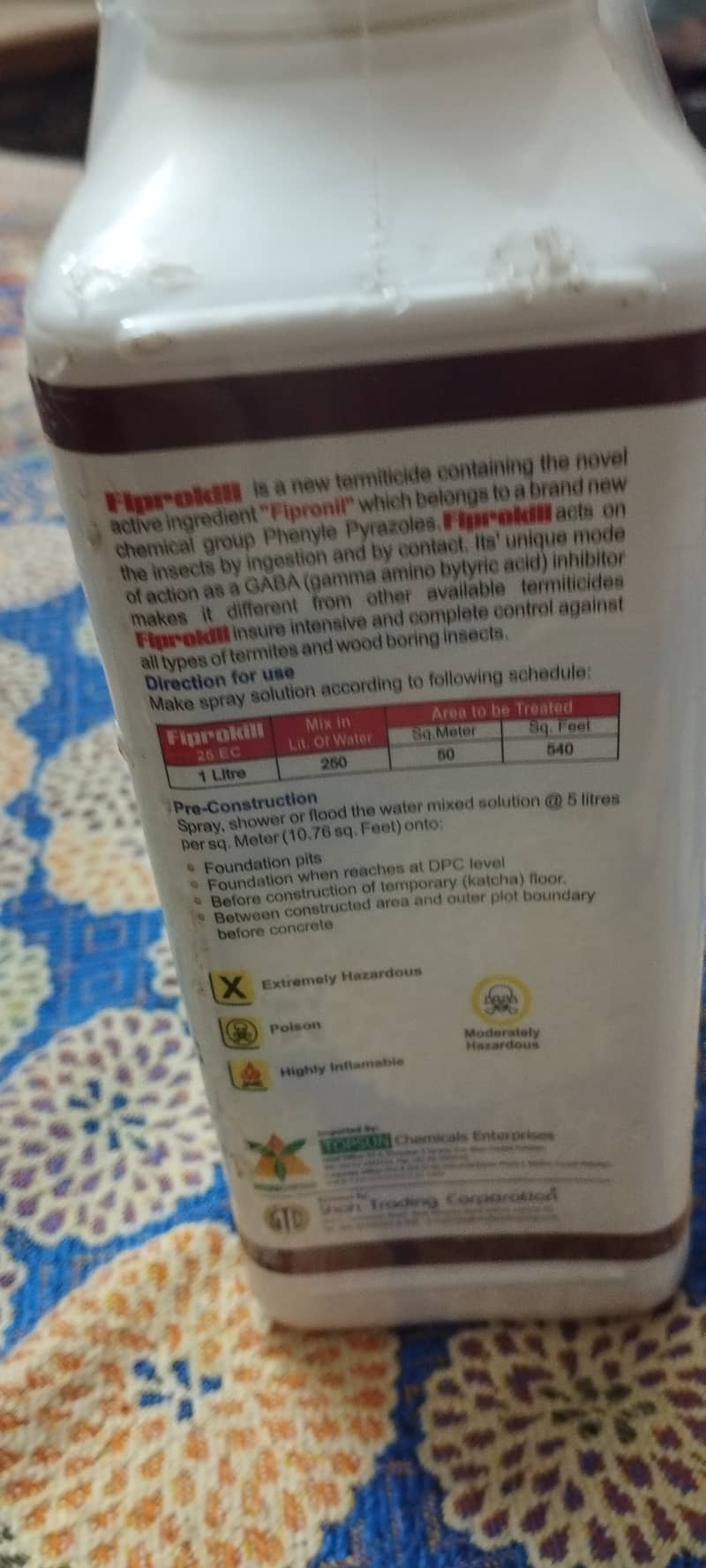 Fiprokill (TERMITICIDE) دیمک سپرے 0