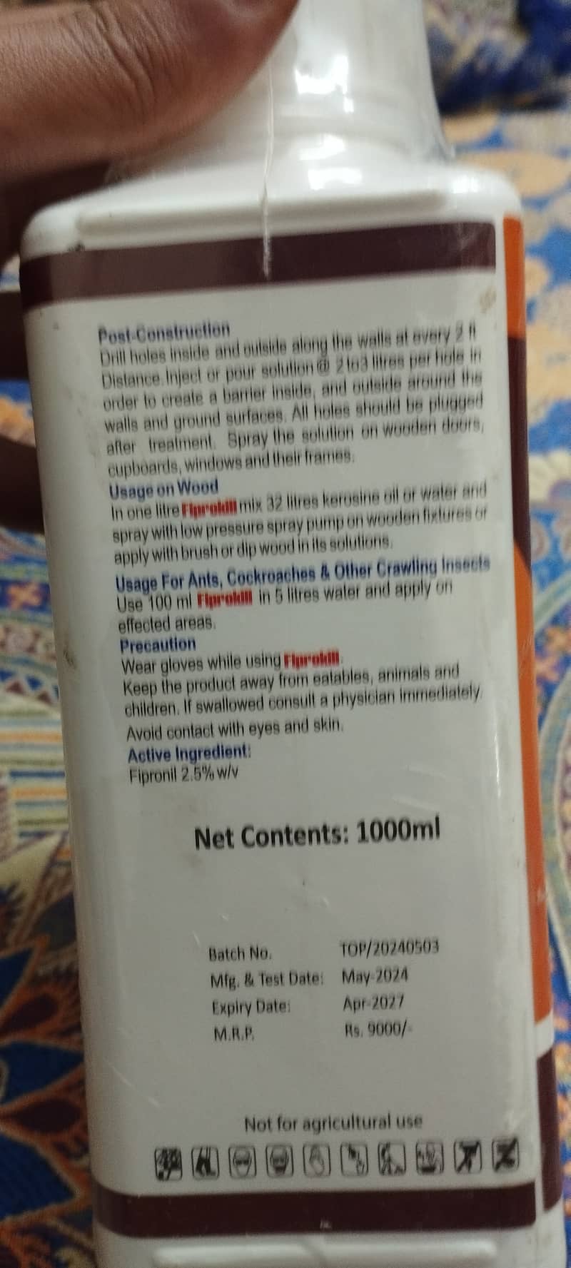 Fiprokill (TERMITICIDE) دیمک سپرے 2