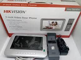 Hikvison video Door bell Intercom 2 Way talk Security Electric lock