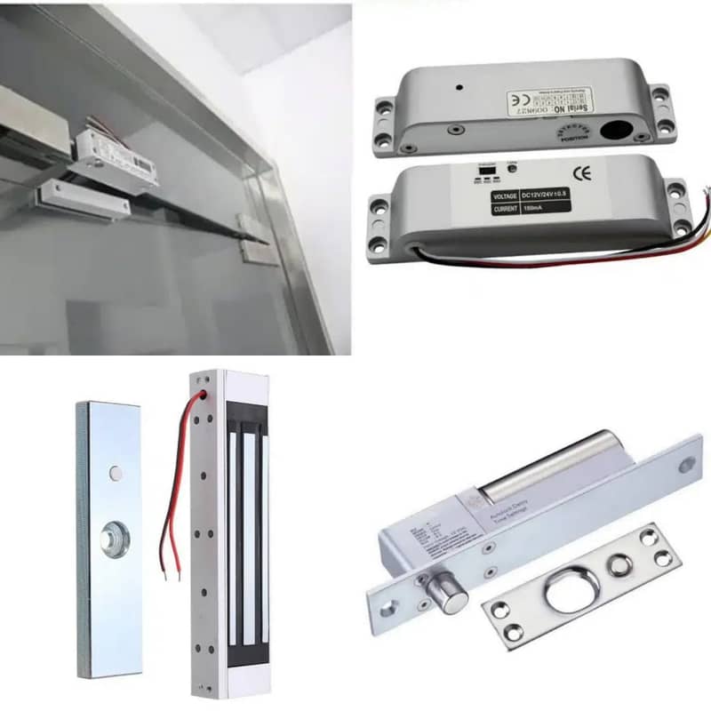 RFID Biometric Attendance machine Electric door lock Hostel Gym Bank ...