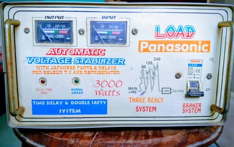 Load Panasonic Automatic Stabilizer.