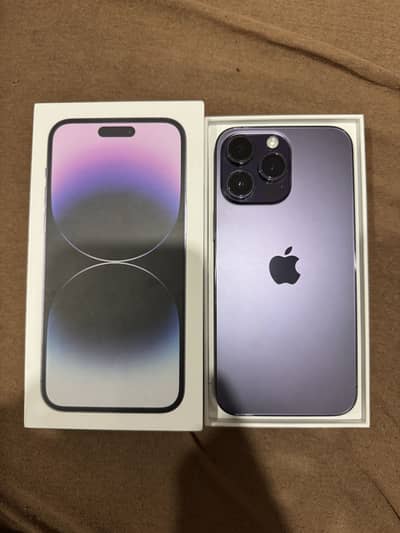 Iphone 14 pro max 256 gb 92 battery health pta approved with box