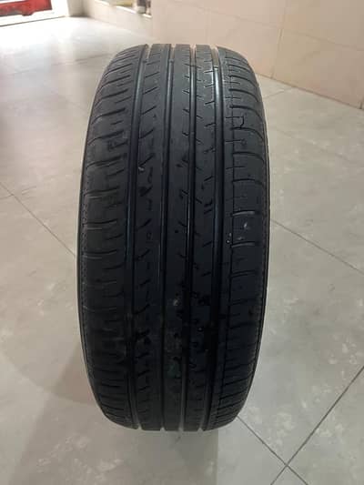 Yokohama tire 10/9.   brand new condition size 215/60/16  ok