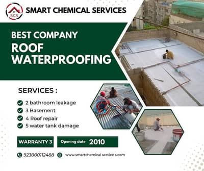 Roof waterproofing services bathroom  Leakage | heat proofing solution