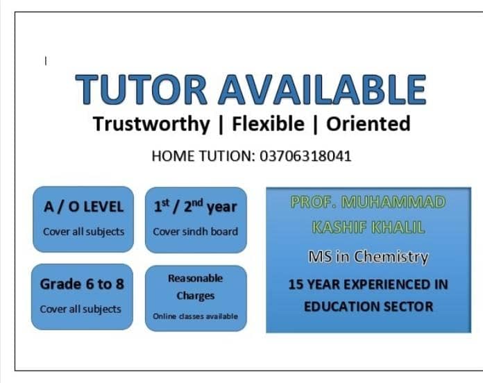 tutor available 0