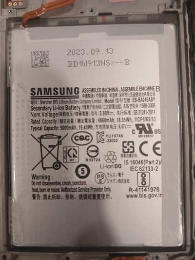 samsung 5000 Mah Bettry 100% original 10/10 condition