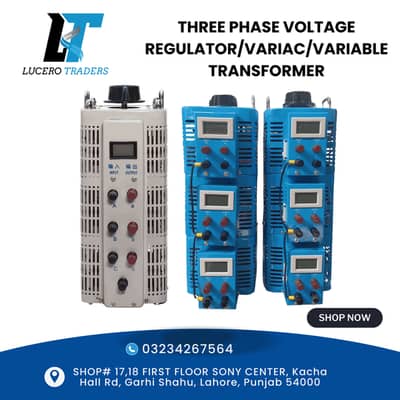 Three Phase Voltage Regulator/variac/variable Transformer