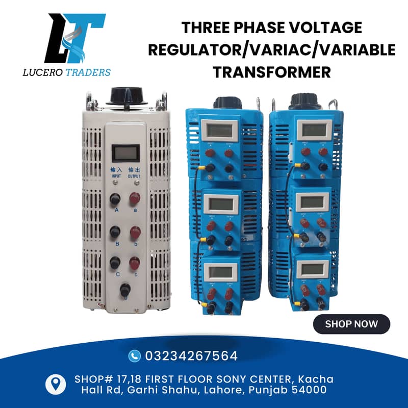 Three Phase Voltage Regulator/variac/variable Transformer 0