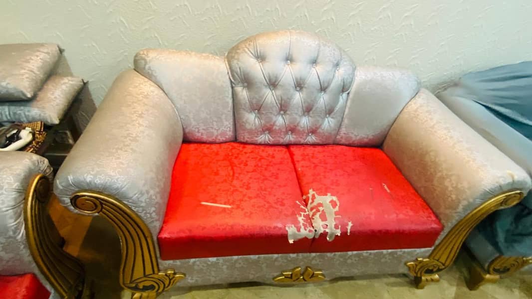 Leather Sofa Set Complete 3