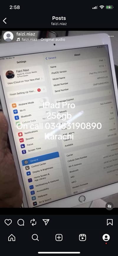 iPads , iPad Pro , iPad mini no msgs only call 03453190890
