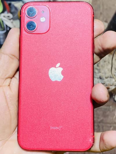 IPhone 11 64gb non pta factory unlock back thori si crack ha