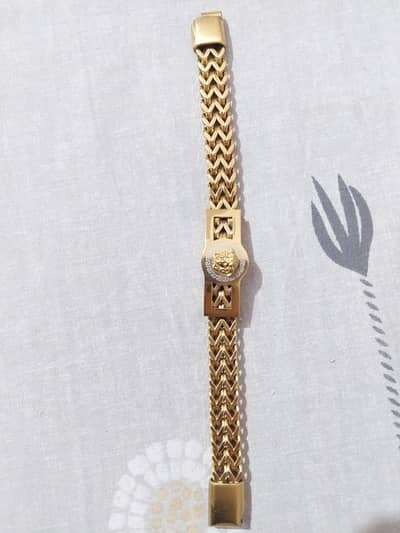 Gold colour bracelet for man