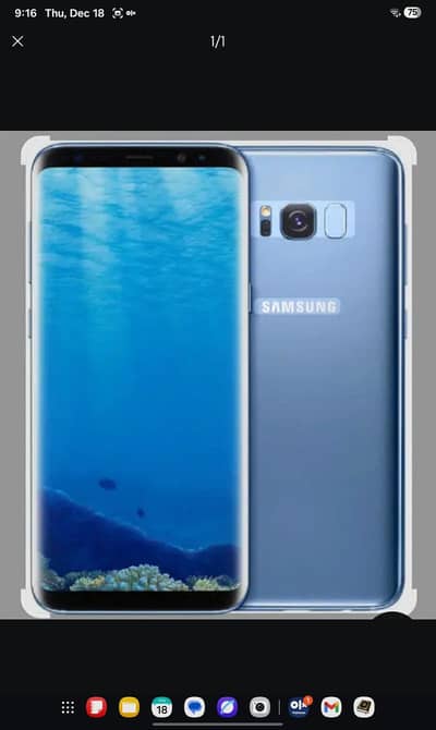 Samsung galaxy s8 for parts sale