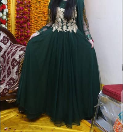 size small mehndi Maxi full flare long