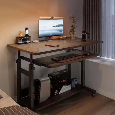 Imported Adjustable Computer Desk with Wheels | Over Bed Table
