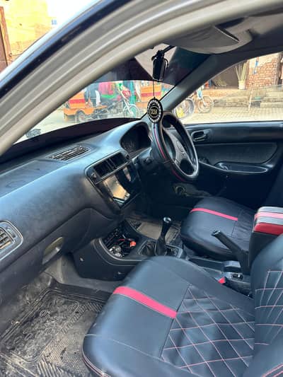 honda civic siler color ouer shower iner genuine 1997 model all ok