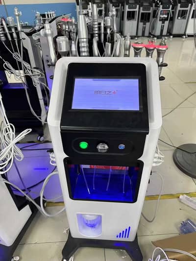 New Arrival 11in1 Vertical Hydra Facial Machine with LED Mask