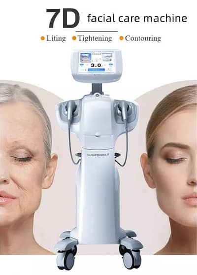 Hifu 7D Vertical Machine Ultraformer III with 7 Cartridges