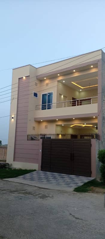 Al Makkah townRafi qamar road New brand Spanish 4marly proper double story house for sale