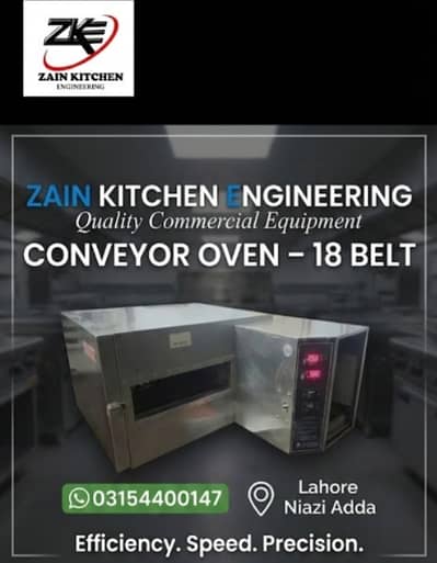 Conveyor Belt Pizza Oven Electric Commercial