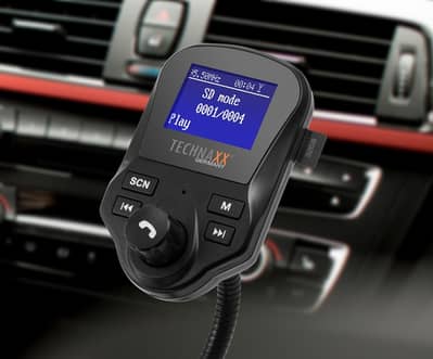 FM transmitter & Bluetooth hands-free kit