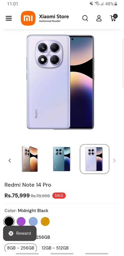 Redmi Note 14 pro (200MP) 5500mah