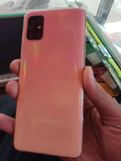 Samsung A51 10/10 FRONT finger Set charger Pta approval All ok