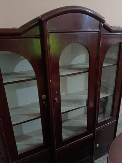 pure wooden showcase