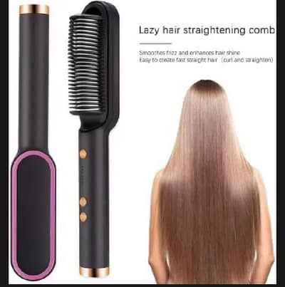 hair straightener brush