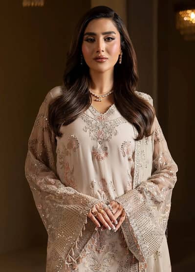 Lavish | Winters | Premium | Chiffon | Party | Dress